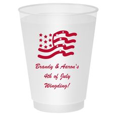 American Flag Shatterproof Cups