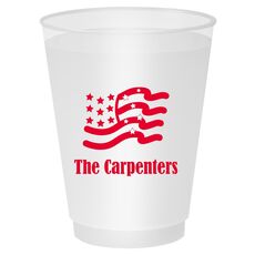 American Flag Shatterproof Cups