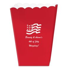 American Flag Mini Popcorn Boxes
