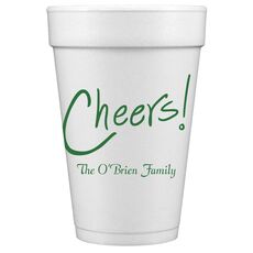 Fun Cheers Styrofoam Cups