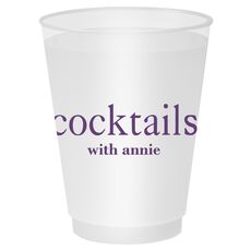 Big Word Cocktails Shatterproof Cups
