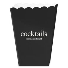 Big Word Cocktails Mini Popcorn Boxes