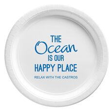 The Ocean is Our Happy Place Paper Plates