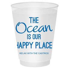 The Ocean is Our Happy Place Shatterproof Cups