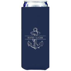 Anchor Collapsible Slim Koozies