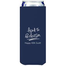 Fun Aged to Perfection Collapsible Slim Koozies