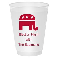 Patriotic Elephant Shatterproof Cups