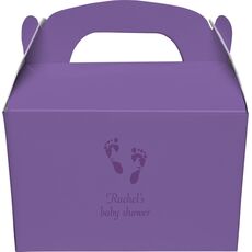Baby Twinkle Toes Gable Favor Boxes