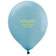 Big Word Congrats Latex Balloons