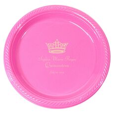 Delicate Princess Crown Plastic Plates