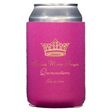 Delicate Princess Crown Collapsible Koozies