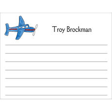 Airplane Flat Note Cards
