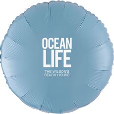 Ocean Life Mylar Balloons