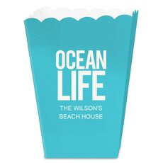 Ocean Life Mini Popcorn Boxes