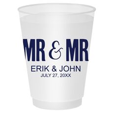 Bold Mr & Mr Shatterproof Cups
