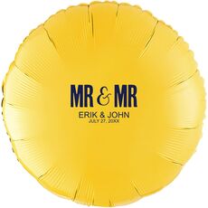 Bold Mr & Mr Mylar Balloons