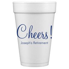 Perfect Cheers Styrofoam Cups