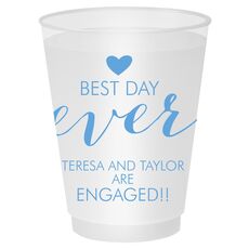 Best Day Ever with Heart Shatterproof Cups