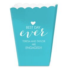 Best Day Ever with Heart Mini Popcorn Boxes