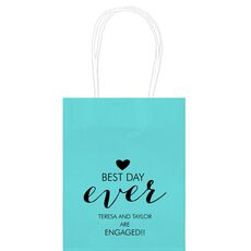 Best Day Ever with Heart Mini Twisted Handled Bags