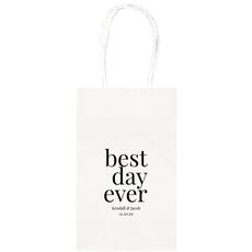 Best Day Ever Big Word Medium Twisted Handled Bags