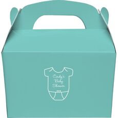 Baby Onesie Gable Favor Boxes