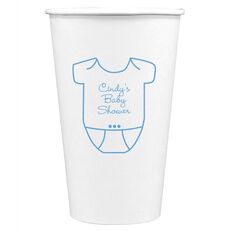 Baby Onesie Paper Coffee Cups