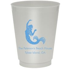 Mermaid Colored Shatterproof Cups