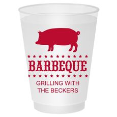 BBQ Pig Shatterproof Cups
