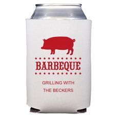 BBQ Pig Collapsible Koozies