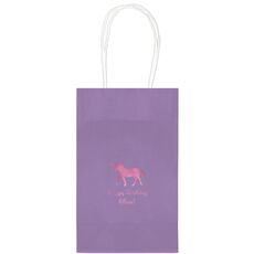 Magical Unicorn Medium Twisted Handled Bags