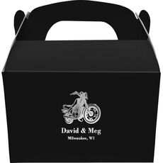 Motorcycle Gable Favor Boxes