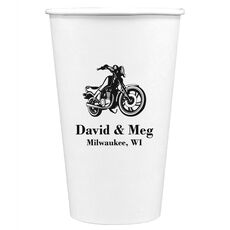 Motorcycle Paper Coffee Cups
