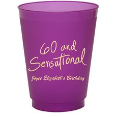 Fun 60 and Sensational Colored Shatterproof Cups