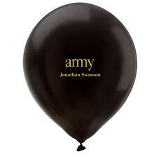 Big Word Army Latex Balloons