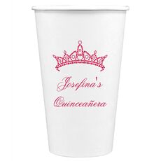 Diamond Crown Paper Coffee Cups