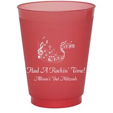 Musical Staff Colored Shatterproof Cups
