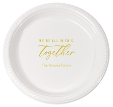 We're All In This Together Plastic Plates