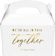 We're All In This Together Gable Favor Boxes