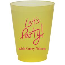 Fun Let's Party Colored Shatterproof Cups