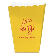 Fun Let's Party Mini Popcorn Boxes