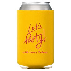 Fun Let's Party Collapsible Koozies