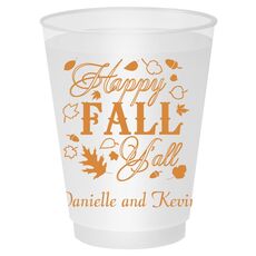 Happy Fall Y'all Shatterproof Cups