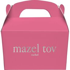 Big Word Mazel Tov Gable Favor Boxes