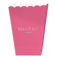 Big Word Mazel Tov Mini Popcorn Boxes