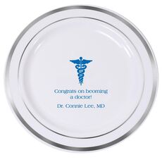 Medical Symbol Premium Banded Plastic Plates