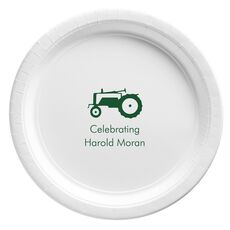 Tractor Paper Plates