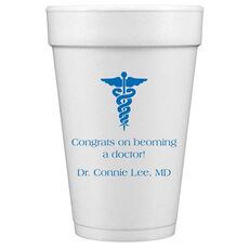 Medical Symbol Styrofoam Cups