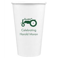 Tractor Paper Coffee Cups