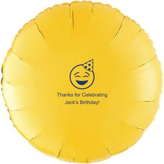 Party Hat Emoji Mylar Balloons